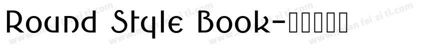 Round Style Book字体转换
